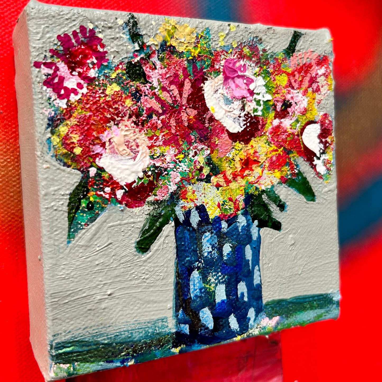 Petit floral original art  5