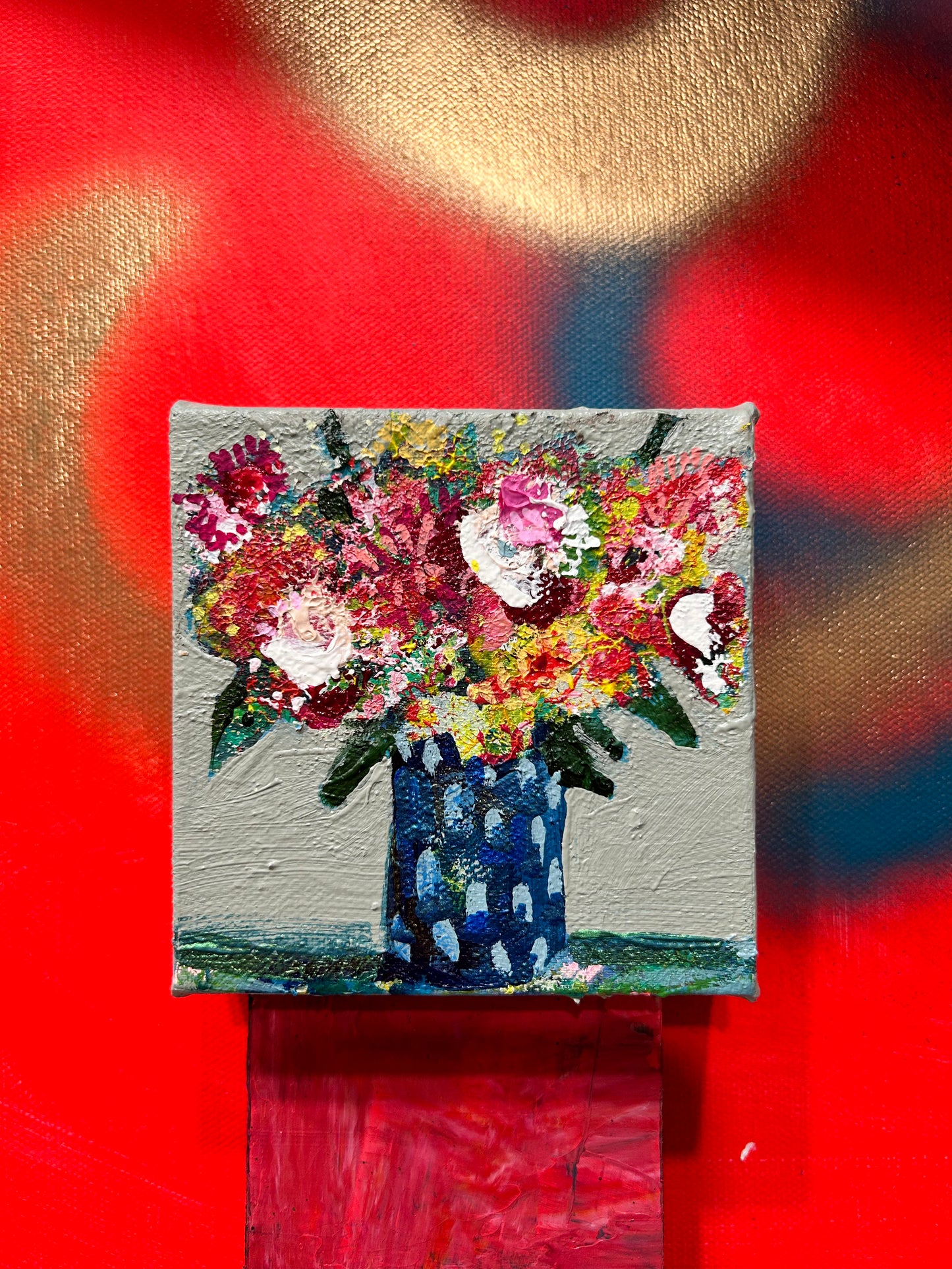 Petit floral original art  5